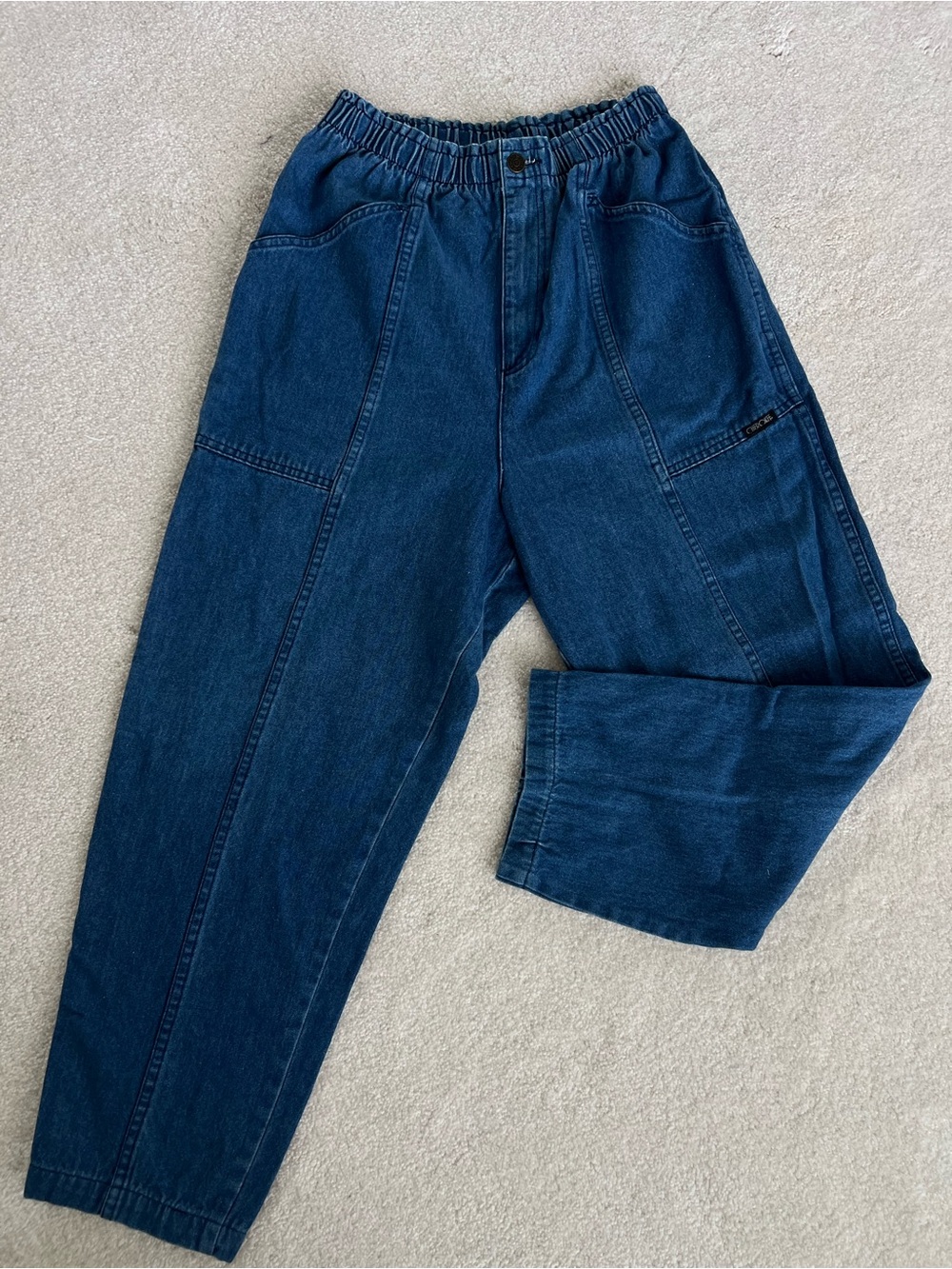 Cherokee Vintage Women's Relaxed Indigo Blue Denim Jeans